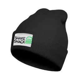 ファッションシェイクシャックロゴ冬ウォッチウォッチビーニーハットカフプレーンハットSqaure Scottsdale Shake Shack Burger Dog313s