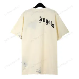 Camicie da uomo maglietta femminile per donna Angels designer corto seelve cocco graffiti estate magliette grafiche tees cotone casual di lusso hip hop streetwear oversized z9hr