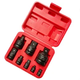 Contactdozen 1/4" 3/8" 1/2" 3/4" 1" Conjunto de adaptador de soquete de impacto e redutor Kit de conversão de driver de impacto e chave Adaptador de conversor de soquete