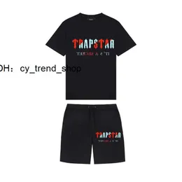 T-shirt da uomo Marca Trapstar Abbigliamento T-shirt Tuta Imposta Harajuku Top Tee Divertente Hip Hop Maglietta a colori Pantaloncini casual da spiaggia Se1