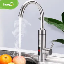 Heaters saengQ Electric Water Heater Kitchen faucet Instant Hot Water Faucet Heater 220V Heating Faucet Instantaneous Heaters