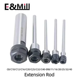 Gereedschapshouder C6 C8 C12 C16 C20 C25 C32 C40 ER8 ER11 ER16 ER20 ER25 ER32 ER40 Extension Rod Deep Hole Machining CNC Mill Lengthen Tool Holder