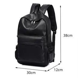 Designer-Mode Männer Rucksack männer Rucksäcke für Teenager Luxus Designer PU Leder Rucksäcke Männlich Hohe Qualität Travel2557