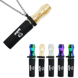 Smoking Pipes Cross border new product glass suction nozzle, hookah pipe suction nozzle, fluffy bag set, chain suction nozzle