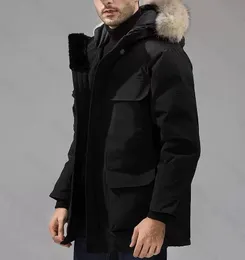 Jaqueta masculina de penas casaco puffer quente inverno clássico roupas de pão moda casais letras impressas outwears designer casacos ganso canadense