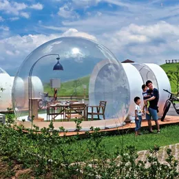 Klare Camping-Kuppel, 4 m Durchmesser, aufblasbare Blase, Lodge-Zelt, Haus, Fabrik, ganzes billiges Gebläse3170