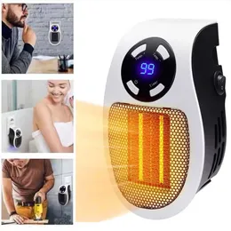 Heaters WallOutlet Electric Heater Mini Electric Air Heater Portable Room Heating Stove Powerful Warm Blower Stove Household Radiator
