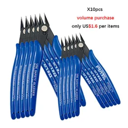 Tang Diagonal Pense Elektrik Teli Kablo Kesiciler Kesme Yan Snips Paslanmaz Çelik Nipper El Aletleri 1/5/10 PCS KESME PLIER