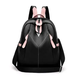 Backpack Women Projektantka luksusowa torba szkolna Kawaii Mochila Antirrobo de viaje bolso mujer moda księżniczka