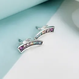 Pandora multi coloured arches earrings hot sale