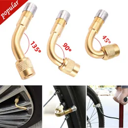 New 2Pcs Motorcycle 45 90 135 Degree Angle Bent Valve Adaptor Tyre Tube Valve Extension Adapter for Truck Car Moto Bike High Quality