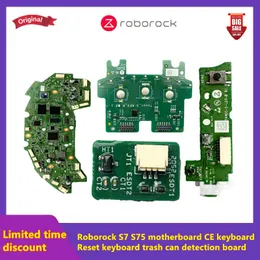 Cleaners Original Roborock S7 S75 model motherboard CE keyboard reset keyboard trash can detection board spare parts accessories