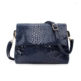 Evening Bags Tote Mini 2023 Brand Designer Glossy Serpentine Woman Shoulder High Quality Fashion Handbag Quilting Cell Phone Pocket