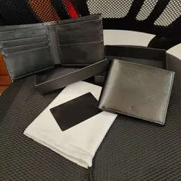 Carteiras de grife de luxo masculinas porta-cartões moda bolsas curtas carteiras dobráveis de couro estilo europeu e americano bolsas femininas com caixas