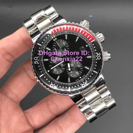 DP Factory Orologi da uomo Orologi da polso di qualità Orologio al quarzo Batteria Sweep Movimento Chiusura originale Cinturino in acciaio inossidabile 48mm Big Size295g