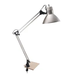 34 inch geborstelde nikkel LED Swing Arm Desk Lamp met klem