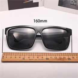 Solglasögon Rockjoy 160mm överdimensionerade manliga kvinnor polariserade solglasögon för män svarta nyanser platt topp stor körning