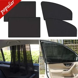 Ny 4st Magnetic Car Sun Shade Curtain Car Side Window Sunshades Breattable Sun Visor Mesh Summer UV Protection Window Film Cover