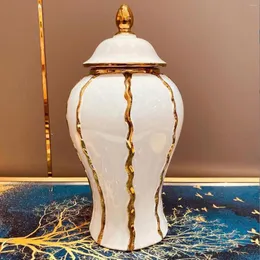 Бутылки для хранения керамическая ваза китайский фарфоровый фарфоровый декоративный рынок имбирь