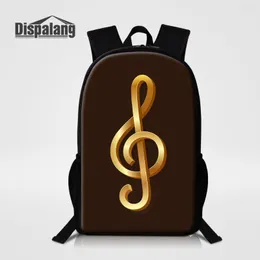 Backpack Dispalang 16 Inch Large School For Teenagers Musical Note Mochilas Escolar Children's Daily Daypacks Bagpacks Sac A Dos