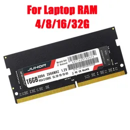 Juhor Laptop Memory RAM DDR4 8G 4G 16G 32G 2400MHz 26666666666MHz 3200MHzデスクトップメモリ​​UDIMM 1333 AMD Intelコンピューター用のDIMMスタンド