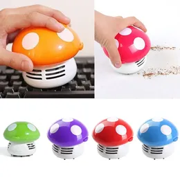 Cleaning Brushes Mini Vacuum Cleaner 6 Colors Cute Mushroom Corner Desk Table Dust For Car Home Computer Sweeper 230512