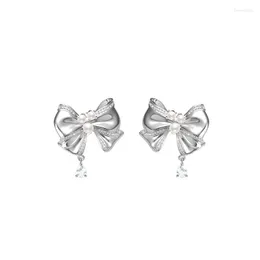 Ohrhänger LONDANY Lily Valley Bow Female Summer Small Design Sense Sweet