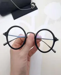 Modne okulary przeciwsłoneczne ramy japońskie ręcznie robione czyste okulary tytanowe rama Ultralight retro okrągły mężczyźni okulary KMN Kobiety krótkowzroczność RE7508278
