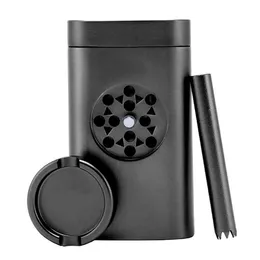 Problema de capa Dugout Tobacco Grinder Set de 32 mm de fumantes de fumantes de pinça de pinça