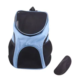 الياقات الكلاب المقودات قابلة للطي حقيبة أليف حقيبة الظهر كات في الهواء الطلق السفر packbag السوستة المحمولة شبكة Out9404662