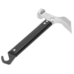 Hammer 28mm Ultralight Portable Camping Mallet Tält Hammer Stake Peg Puller Aluminium Alloy Mallet för Remover Outdoor Hand Tool