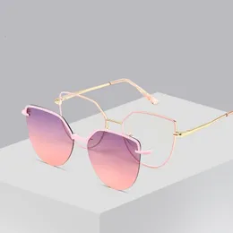 Óculos de sol Cohk Cat Ey Magnet Glasses Sunglasses CLIPE DE POLIPE DE POLIPE COM FORÇA ANTIZ AZUL LUZ LUZ FURILE