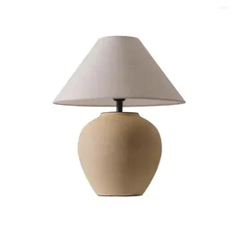 Tischlampen, Decker-Lampe, Wabi-Sabi-Stil, Keramik, Designer, Homestay, Wohnzimmer, Arbeitszimmer, Schlafzimmer, Nachttisch, einfache japanische Kunst