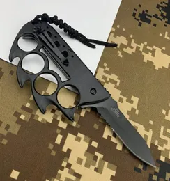 TF793 Force TAC składanie Mutonking Składanie noża mosiężne Knuckles Outdoor Camping Selfdefense Nóż narzędzia ze stali nierdzewnej KNI8802714