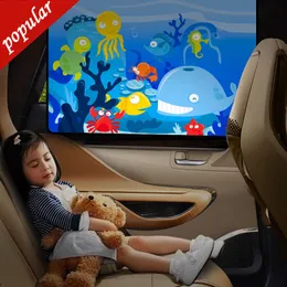 New Magnetic Car Side Window Sunshade Curtains Adjustable Car Styling Auto Windows Sun Visor Animal Pattern Blinds Cover Sun Shade