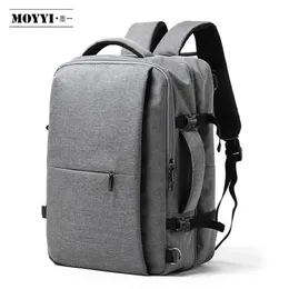 MOYYI Business Travel Double Compartment Backpacks Multi-Layer with Unique Digital Bag for 15 6 inch Laptop Mens Backpack Bags228M