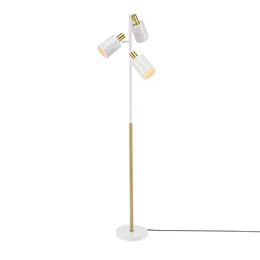 Lexie 67 Matte White 3-Light Floor Lampa z obrotową lampą, 65538
