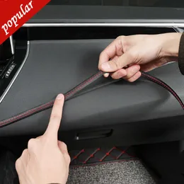 New 200cm Pu leather Car Style Mouldings Trim Universal DIY Flexible Interior Strips Car Decoration Braid Strip Dashboard Sticker