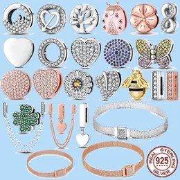 925 Charm Beads 액세서리 Fit Pandora Charms Jewelry Jewelry Gift 도매 Charmhub Reflection Bracelet Bead