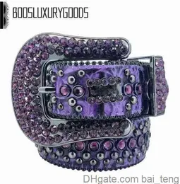 Bb 2023 Gürtel Designer Simon Gürtel für Männer Frauen Glänzender Diamantgürtel weiß cintura uomo boosluxurygoods 0000258W 3x