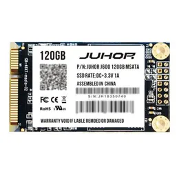 Juhor Offical SSD MSATA Interface Hard Disk 64 GB 128 GB 256 GB SATA3 Solid State Drive snabbt Desktop SATA 1.0 2.0 J600 hårddisk för bärbar datorserver AMD PC