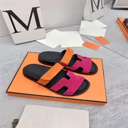 designer slipper slides sandal summer sandals sandles shoes men classic brand beach slides casual woman outside slippers sliders beach leather 10A with box 35-45