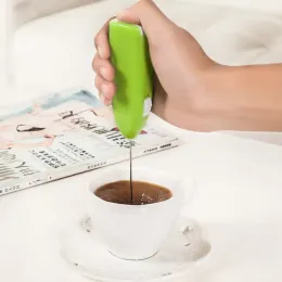 Automatisk handhållen skum kaffemaskin Vispa elektrisk mjölk Frother Portable Kitchen Coffee Whisk Tool utan batteri