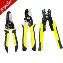 Ny automatisk krympningsverktyg Kabeltråd Strippare Skalningstång Justerbar terminal Cutter Wire Multi-Tool Crimper Free Frakt