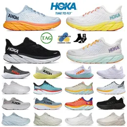 2023 HOKA ONE Bondi 8 Scarpa da corsa stivali locali negozio online formazione Sneakers Stile di vita accettato Assorbimento degli urti autostrada Designer Donna Uomo zmy2