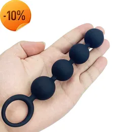 Massage Small Anal Beads Silicone Butt Plug Anal Balls Buttplug Sex Toys for Womans Men and Beginners Erotic Toy SexShop Goods for Adult