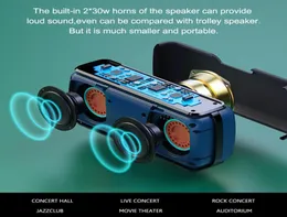 X8 60W Bluetooth Speaker Voice Assistant Column Portable Speaker with Deep Bass Soundbar subwoofer IPX5 Typec Waterp4220647