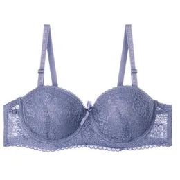 Bikini Air Bra Bragas Mujeres Nueva Sexy Cintura baja Thong2023 Primavera Venta caliente Bordado Media taza Lencería s para mujer Acolchado Underwire Mujer