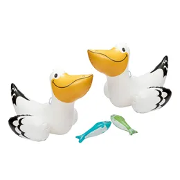Pelicans Inflatable Pool Toy Set 2 Pack , White, For Adults Kids, Age 9 up, Unisex