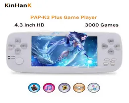 Portable Game Players PAP K3 Plus Portable Game Console 64bit Builtin 3000 Retro Classic Games For GBANEOCP for Child 43inch H4669350